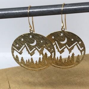 Strength In The Stillness Mountain Earrings